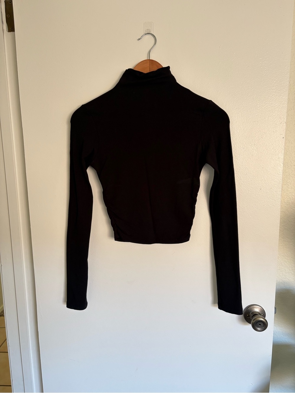 CSB Black Turtleneck Top